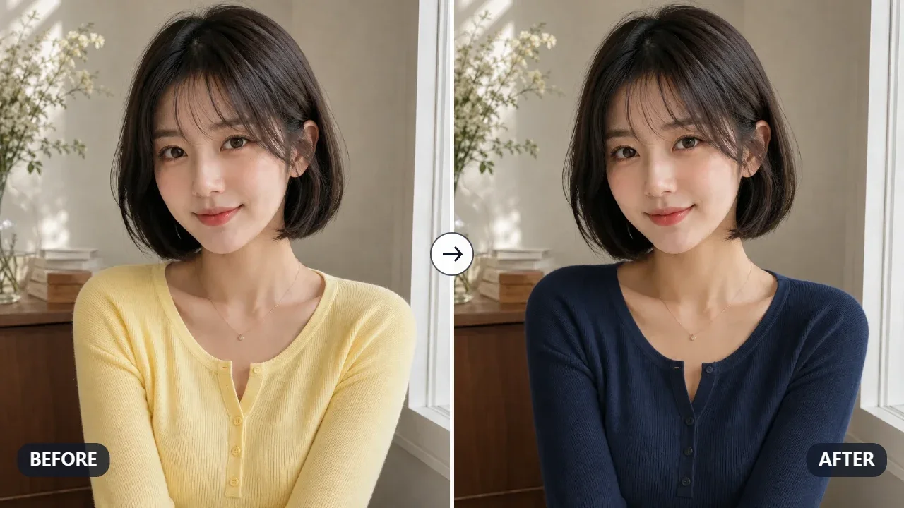 나에게 어울리는 옷·헤어컬러 AI로 미리보기 하는 프롬프트